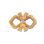 Victorian Latch Round Plate (H-1255)